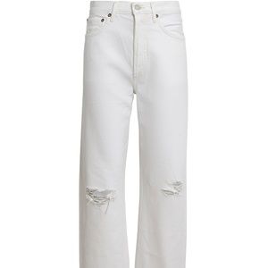 90’s Mid Rise Loose Fit Jeans “White Out”